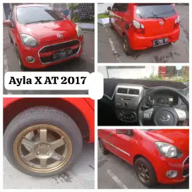 Daihatsu Ayla 2017 merah menyala