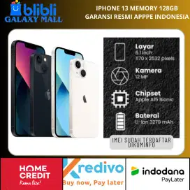 Promo Iphone 13 Memory 128Gb Bergaransi resmi