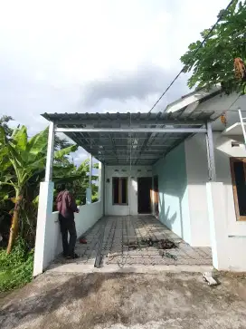 Kanopi Baja Ringan Sehari Jadi persiapan Hujan RAPI GARANSI Biaya Nego