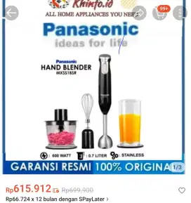 mixer And Blander 5 in 1  Import Panasonic