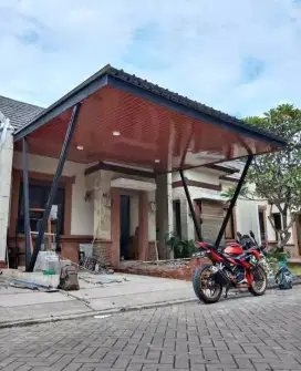 Kanopi besi galfanis