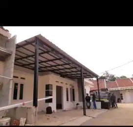 Kanopi besi galfanis