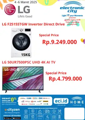 LG F2515STGW Inverter Direct Drive 15Kg