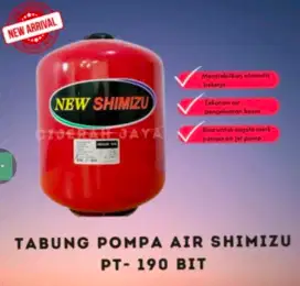 Tabung jet pump merek shimizu kondisi baru untuk segala ukuran