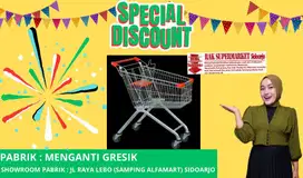 murah trolley supermarket pabrik  gondola minimarket rak