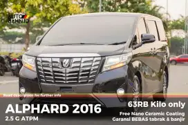 Toyota Alphard 2.5 G ATPM 2016