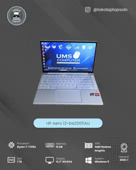 HP AERO 13-BE2005AU RYZEN 7-7735U Ram 16GB SSD 1TB WUXGA