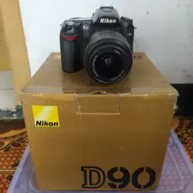 DSLR Nikon D90 fullset dus