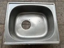 Tempat cuci piring alumunium / Sink bekas / second