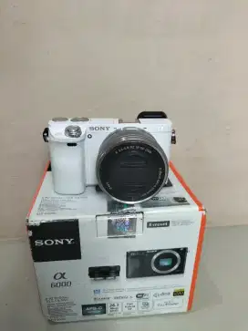 Sony A6000 White Fullshet Box Mulus SC Rendah