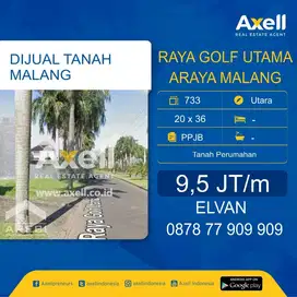 Tanah Perumahan Raya Golf Utama Malang Dijual