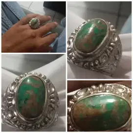 Cincin batu pirus persia natural