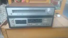 Tuner FM luxman dan cassete deck luxman vintage