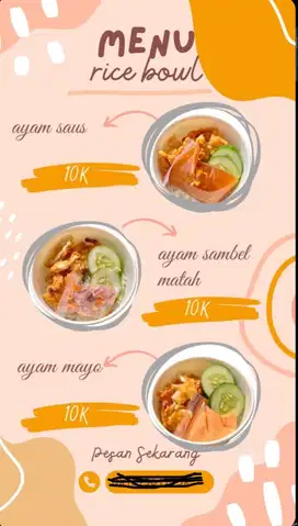 Menjual makanan untuk berbuka puasa