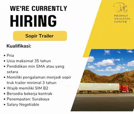 Sopir Truk Trailer