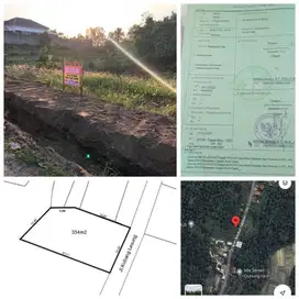 Tanah SHM dijual murah