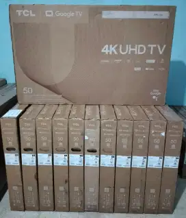 New TCL GOOGLE TV 4K 50V6B GARANSI RESMI 3 TAHUN