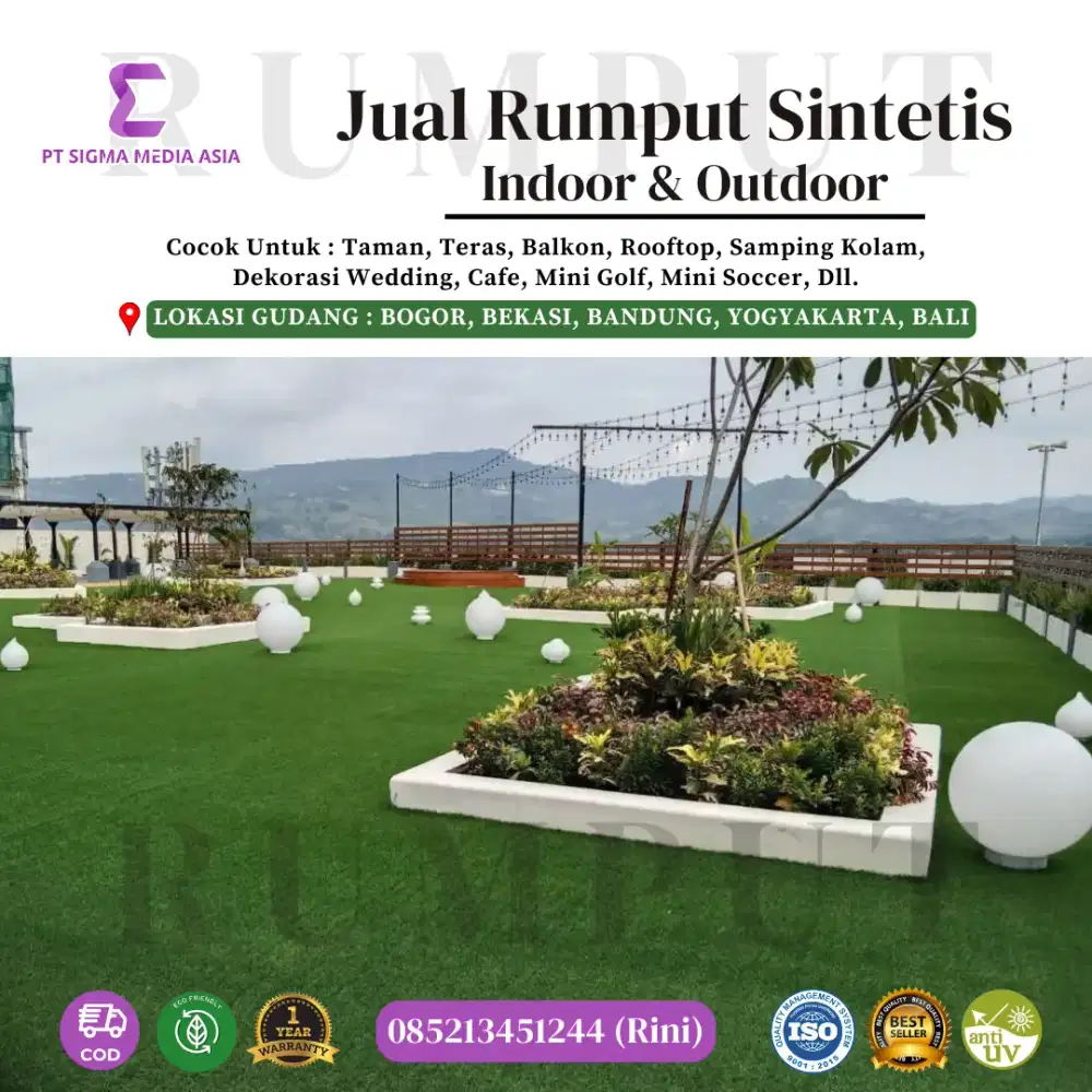 Jual Rumput Sintetis Buat Dekorasi Taman