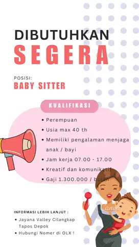 PENGASUH ANAK BABY SITTER