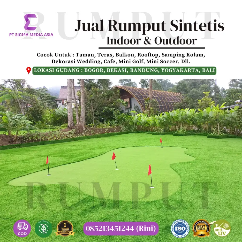 Jual Rumput Sintetis Golf Platinum
