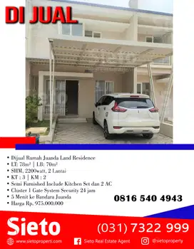 Dijual Rumah Juanda Land Residence