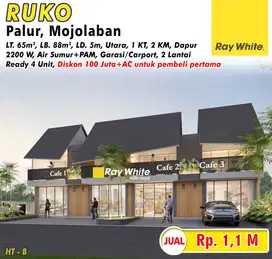 Diskon 100 Jt! Ruko Cluster Palur Selangkah dari Stasiun KRL