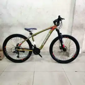 MURAH! Sepeda Gunung MTB Wimcycle Storm 27.5 - Bronze