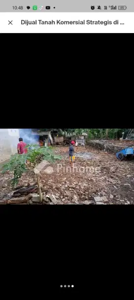 Dijual tanah berkah dengan bentuk persegi panjang masuk mobil ramai