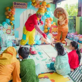 Jasa Badut ulang tahun dan dekorasi pesta