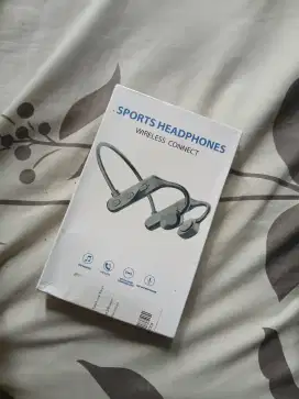 K69 Earphone Bluetooth nirkabel, Sports Headphones