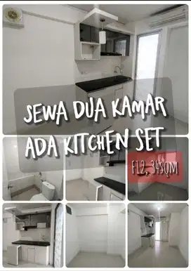 Bassura city type 2BR semi furnished ada kitchen set