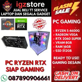 PC GAMING RTX 2060 SUPER 8GB RYZEN 5 16/512 NVME NO MINUS SIAP GAMING