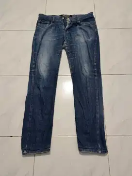 Celana Jeans Pria Gab's Slim Fit 401 Sobek uk 33