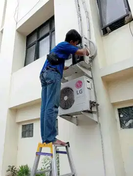 Jasa service AC, kulkas,mesin cuci pompa air,dan bongkar pasang ac