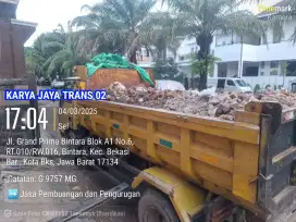 Jasa buang puing/sampah proyek, pengurugan