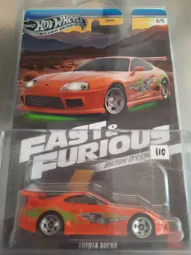 Hot Wheels Fast & Furious Toyota Supra Orange