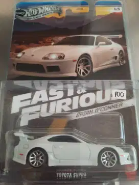 Hot Wheels Fast & Furious Toyota Supra White