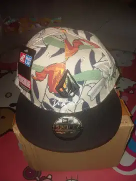 Topi motif  volcom