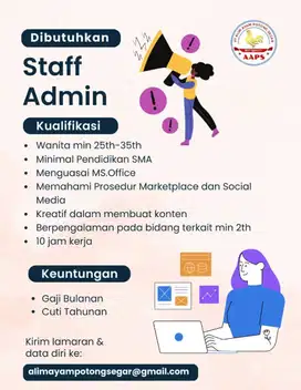 LOWONGAN KERJA ADMIN WANITA MAKS 35TH JAKARTA UTARA PADEMANGAN