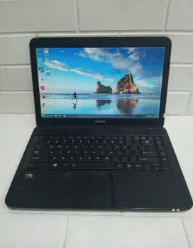 Toshiba C800 AMD E1-1200 DDR Ram 4GB SSD 128GB 14 Baterai 2 jam