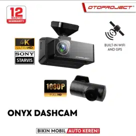 Dashcam Otoproject Onyx 4K Sony Starvis - Front Rear