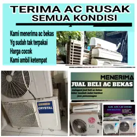 Terima ac bekas rusak