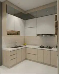 Jual Kitchen Set Mini Bar/Backdrop TV/Gredenza Lemari Bawah Tangga