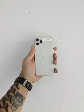 iPhone 11 Pro 256Gb Silver Inter Imei Terdaftar Bea Cukai Fullsett