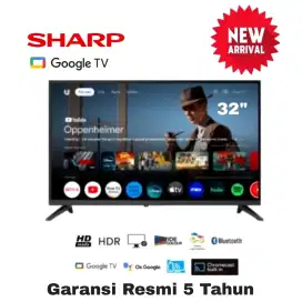 LED TV SHARP GOOGLE TV 32 Inch - Digital TV 2K-32GH3000I USB Bluetooth