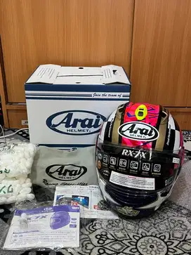 Helm arai rx7x kevin schwantz sni size L