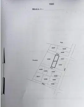 Dijual cepat#Tanah 2 muka#Gatak L:192m