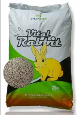 Pellet makanan kelinci vital rabbit