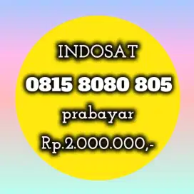 NOMOR CANTIK INDOSAT 8080 805