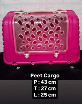 Pet Cargo warna pink